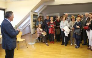 OTVORITEV RAZSTAVE SLIK LOJZETA PERKA 17 FOTO LJUBO VUKELIČ